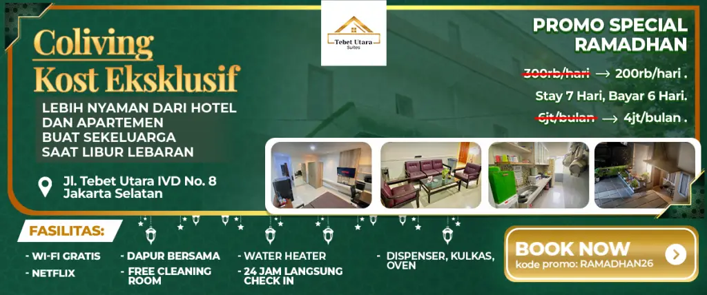 Tebet Utara Suites Promo Ramadhan 2026